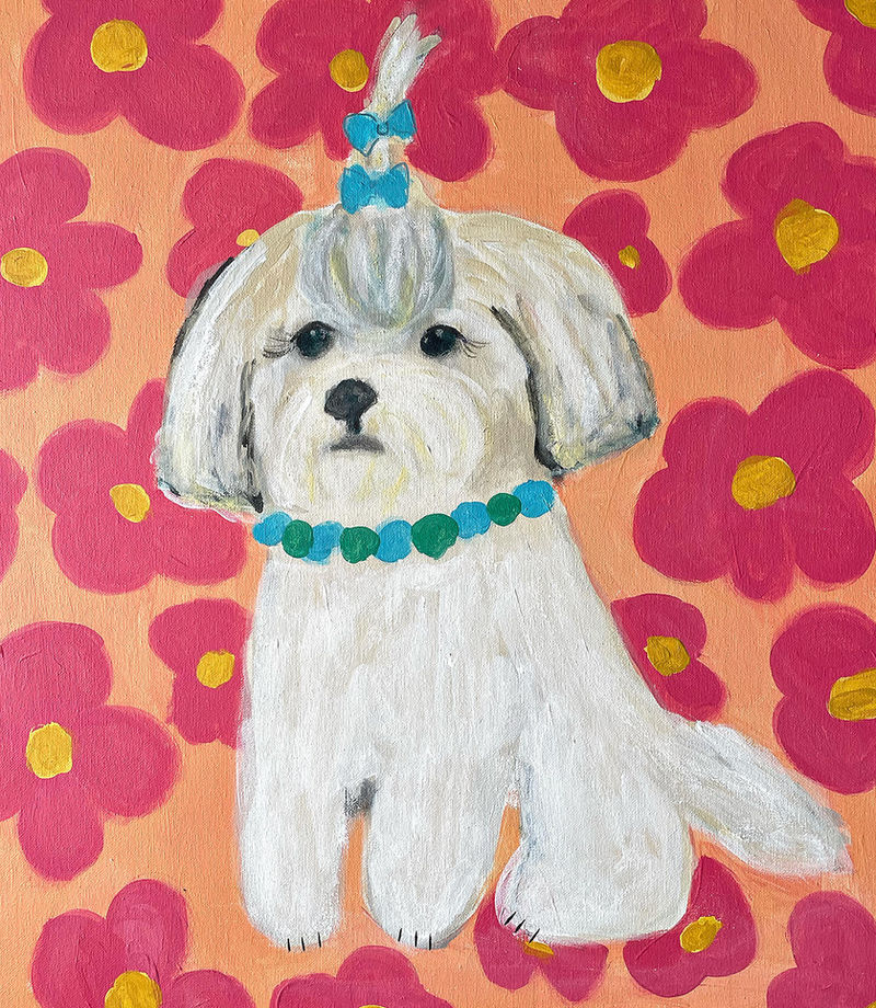 Asian fusion styled dog